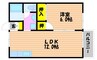 カルム８ 1LDKの間取り