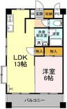 さんらいず厚生町 1LDKの間取り