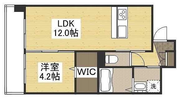 間取り図 カサ・セグーラ田町（西川緑道公園）