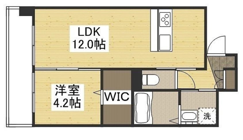 間取図 カサ・セグーラ田町（西川緑道公園）