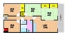 21ハイツ辰巳 4LDKの間取り