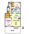 ステラ 2LDKの間取り