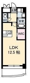 ネクステージ中井 1Rの間取り