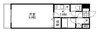 willDo岡山大供 1Kの間取り