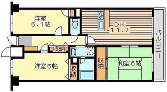 間取図 シティコーポ延友