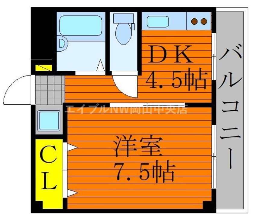 間取図 プラーナ富町