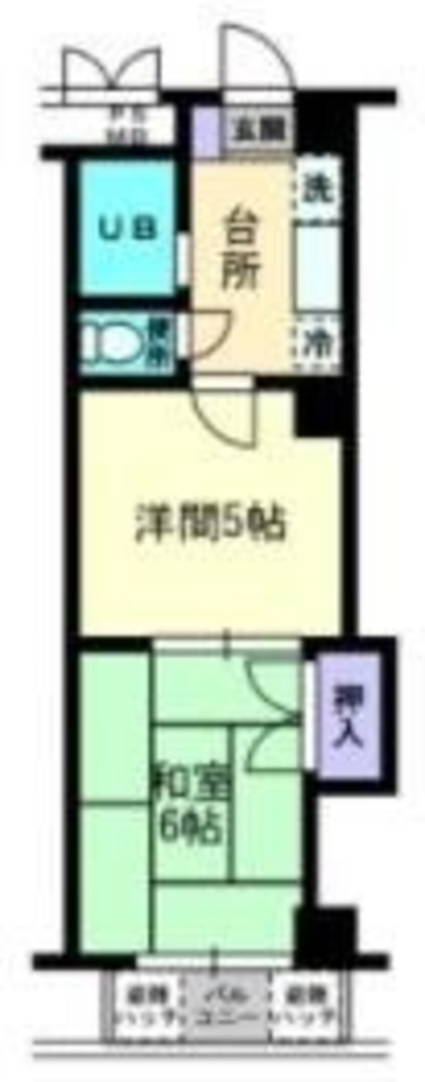 間取図 エクセレント大供