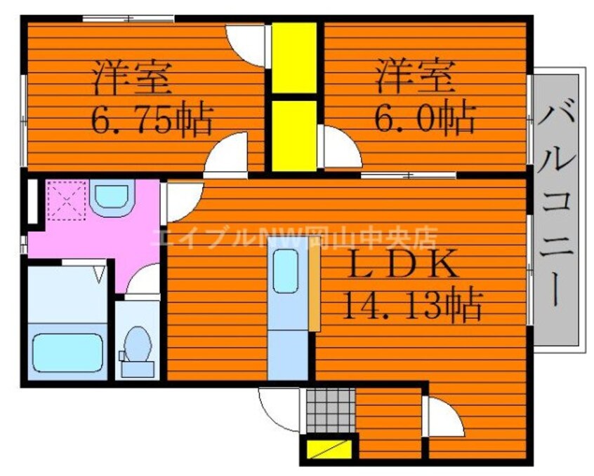 間取図 ベリーオーライＢ