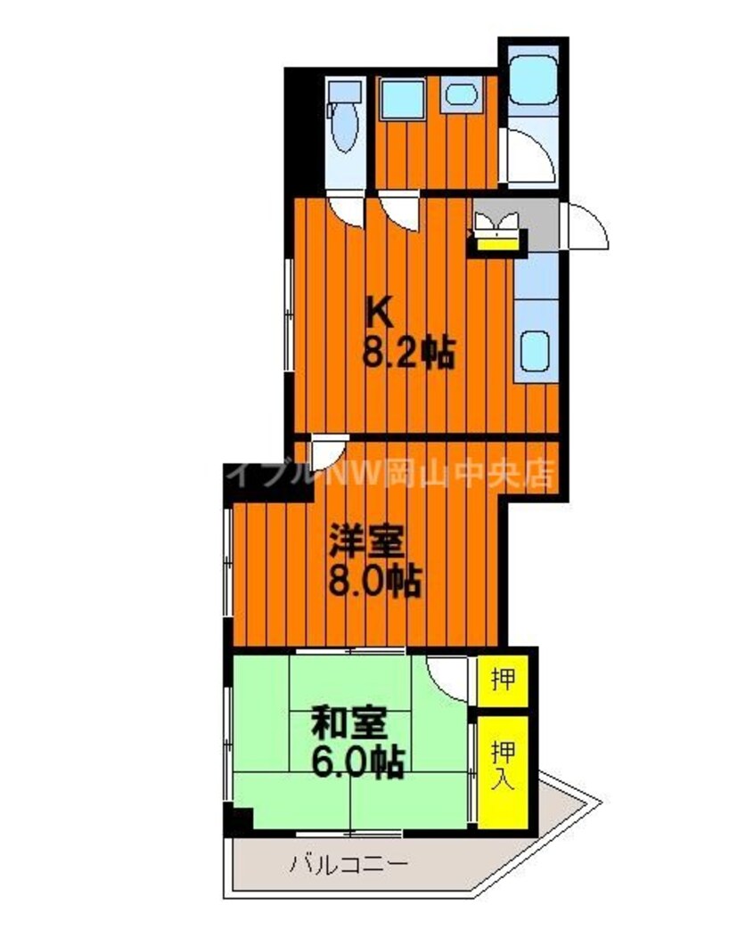 間取図 セントラルハイツ