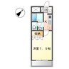 アルカディア 1Kの間取り