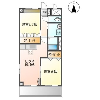 間取図 グランパレス・Ｋ