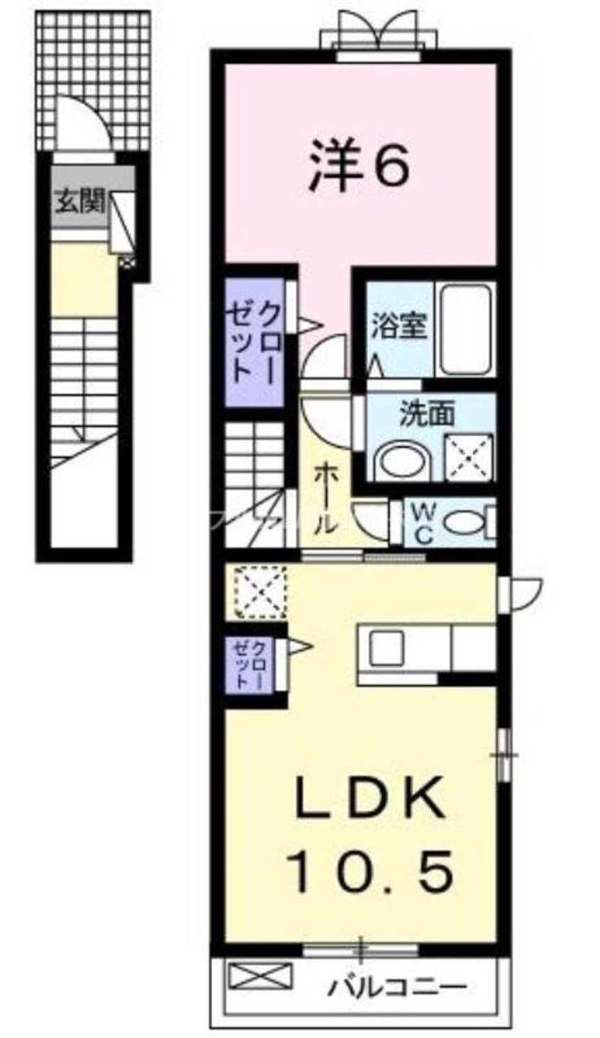 間取図 ラフォルテ