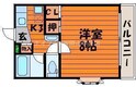 アソシエ津島の間取図