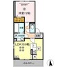 モン　サン　ブルー 1LDKの間取り