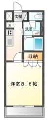 コンフォルト　エスターテ 1Kの間取り