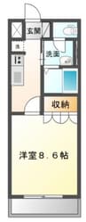 コンフォルト　エスターテ 1Kの間取り