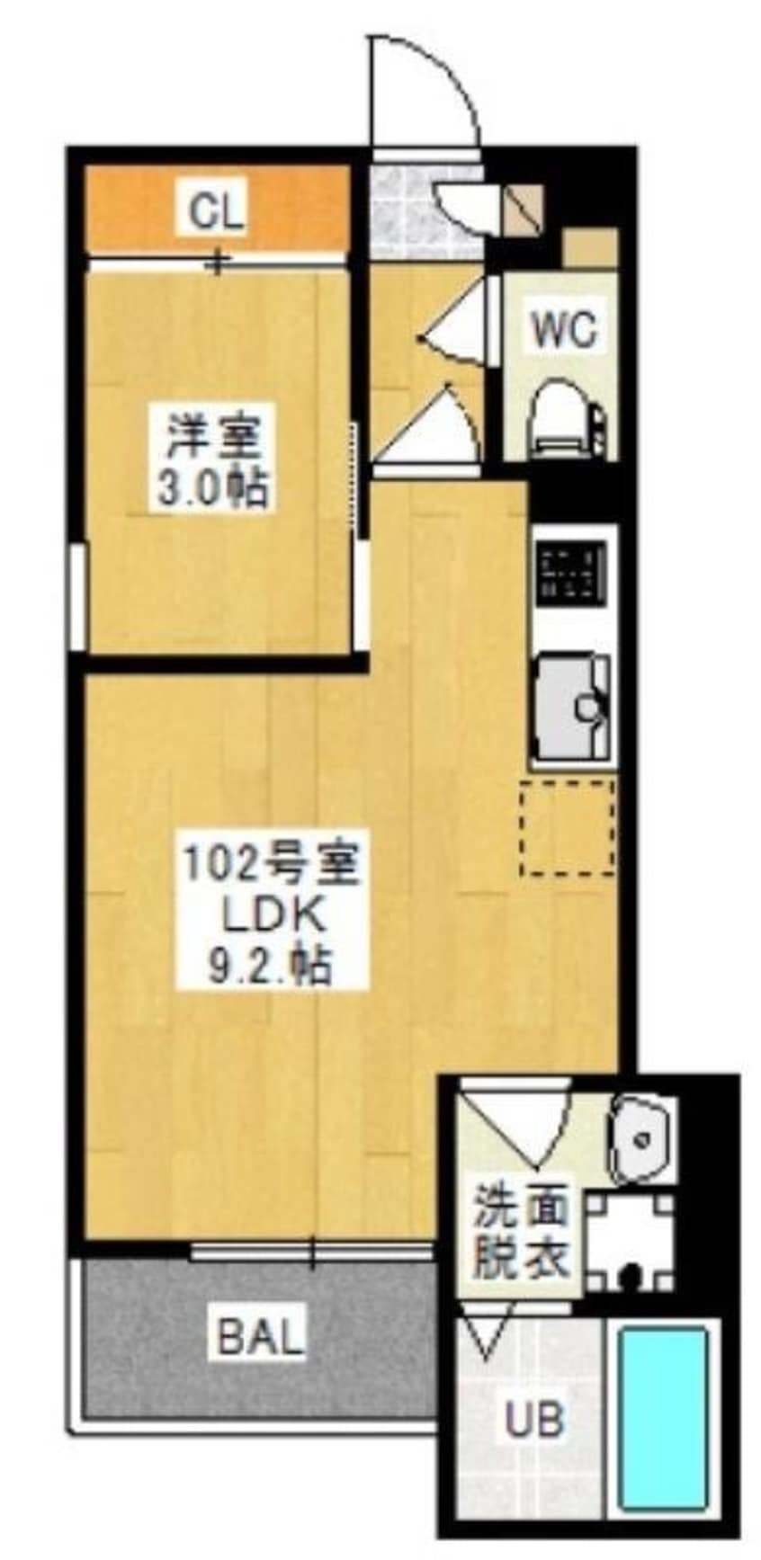 間取図 REGALEST 3