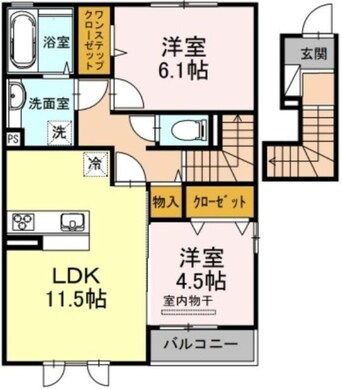 間取図 La・Maison　A棟