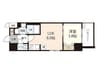 S-RESIDENCE表町 1LDKの間取り