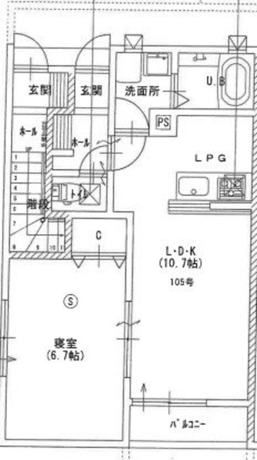 間取図 ロワジール