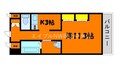 クレストシティ中井町の間取図