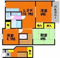 グリーンピア南輝　Ｂ棟の間取図