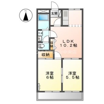 間取図 パープルメゾン弐番館