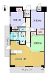 リビンコートスタイル昭和町 3LDKの間取り