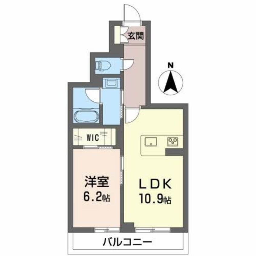 間取図 ベレオガーデンズ北方Ⅱ