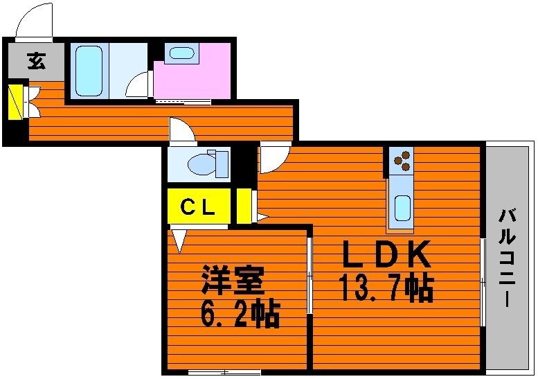 間取り図 シャーメゾンルッカ