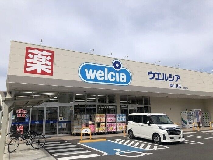 ウエルシア岡山浜店(ドラッグストア)まで1048m ホワイエ国富