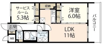 間取図 セントラルアヴェニュー田町