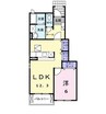 エアリーヴィラＢ 1LDKの間取り