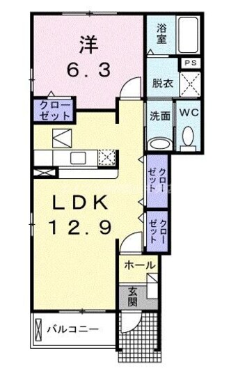 間取図 グレイス　ＹＯＵ　Ⅱ