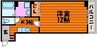 ルミナスライフ 1Kの間取り
