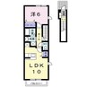 ラ・フォンテ　Ａ 1LDKの間取り
