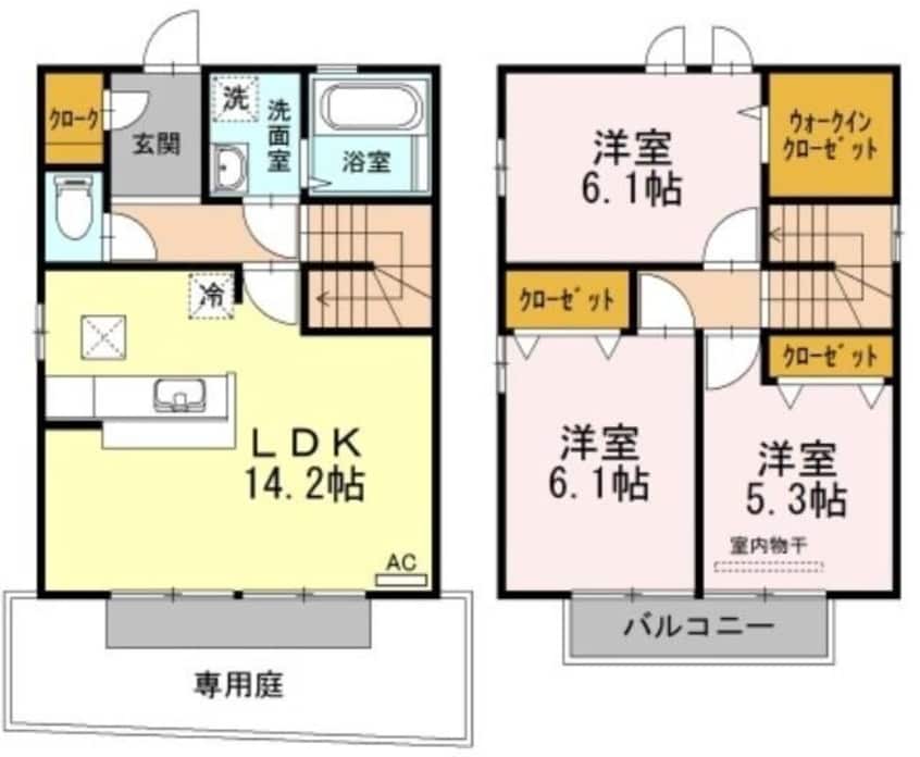 間取図 フェリスコート　Ａ棟