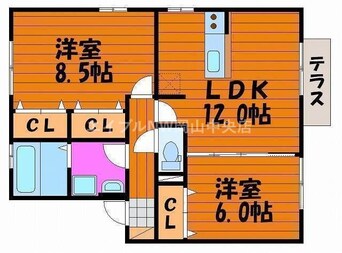 間取図 サンセリテＩＴＡＮＯ　Ｃ棟