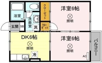 間取図 プレジール学南　Ｂ棟