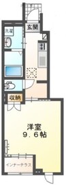 フロード・N 1Kの間取り