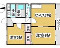 オルセーメゾン Eの間取図
