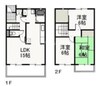 サニースクウェア津島B 3LDKの間取り