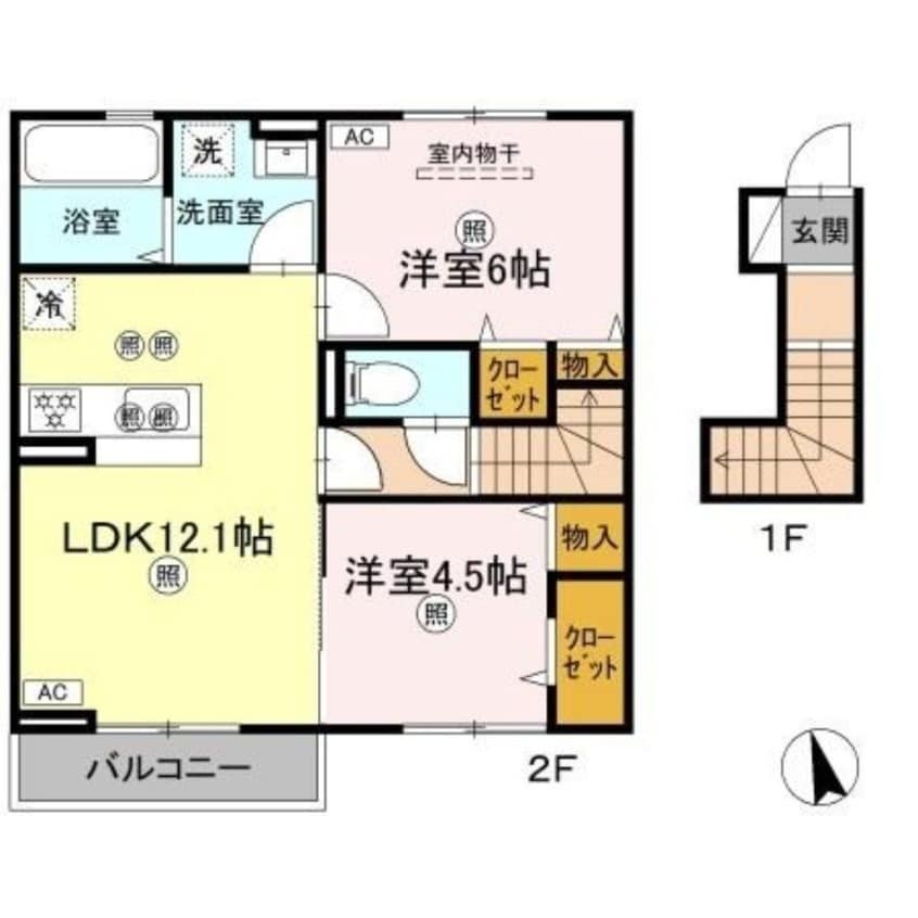 間取図 マーメゾン新福