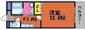 成和第６ビル 1Kの間取り