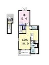 グランツ 1LDKの間取り