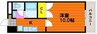恒和レジデンス 1Kの間取り