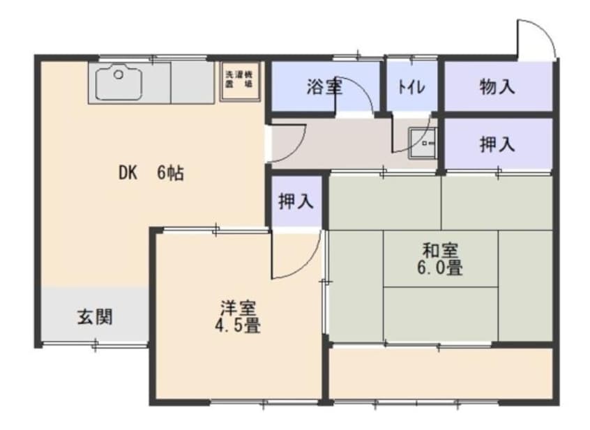 間取図 備前原貸家