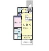 ラ・ベルコリーヌＢ 1LDKの間取り