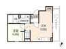 Gravity 1LDKの間取り