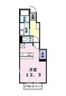 デフィ藤 1Rの間取り